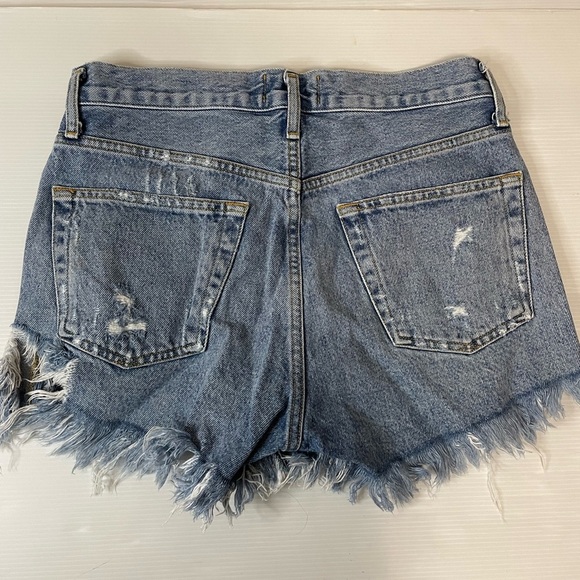 AGOLDE Parker Vintage cut off short Size 25 Light Wash - Picture 8 of 8